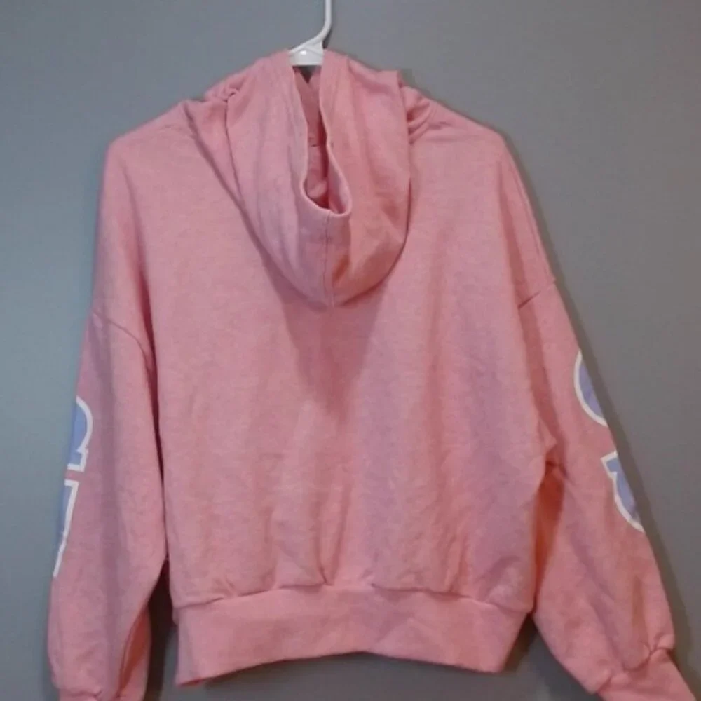 Converse Girls’ Pink French Terry‎ Hoodie Sweatshirt Size XL Pullover